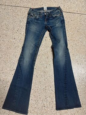 True Religion Women's Boot Cut Jeans - Dark Blue